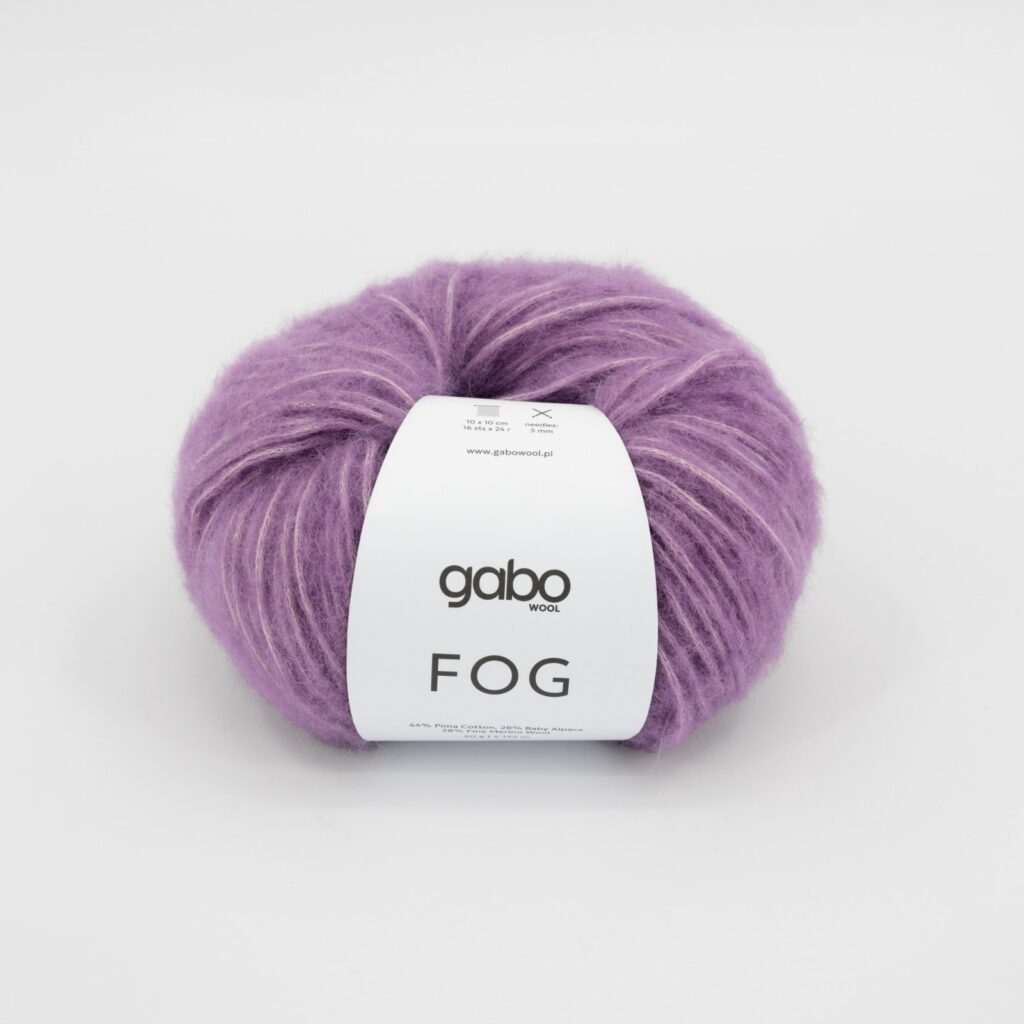 Włóczka Gabo Wool FOG 6629 Liliowy
