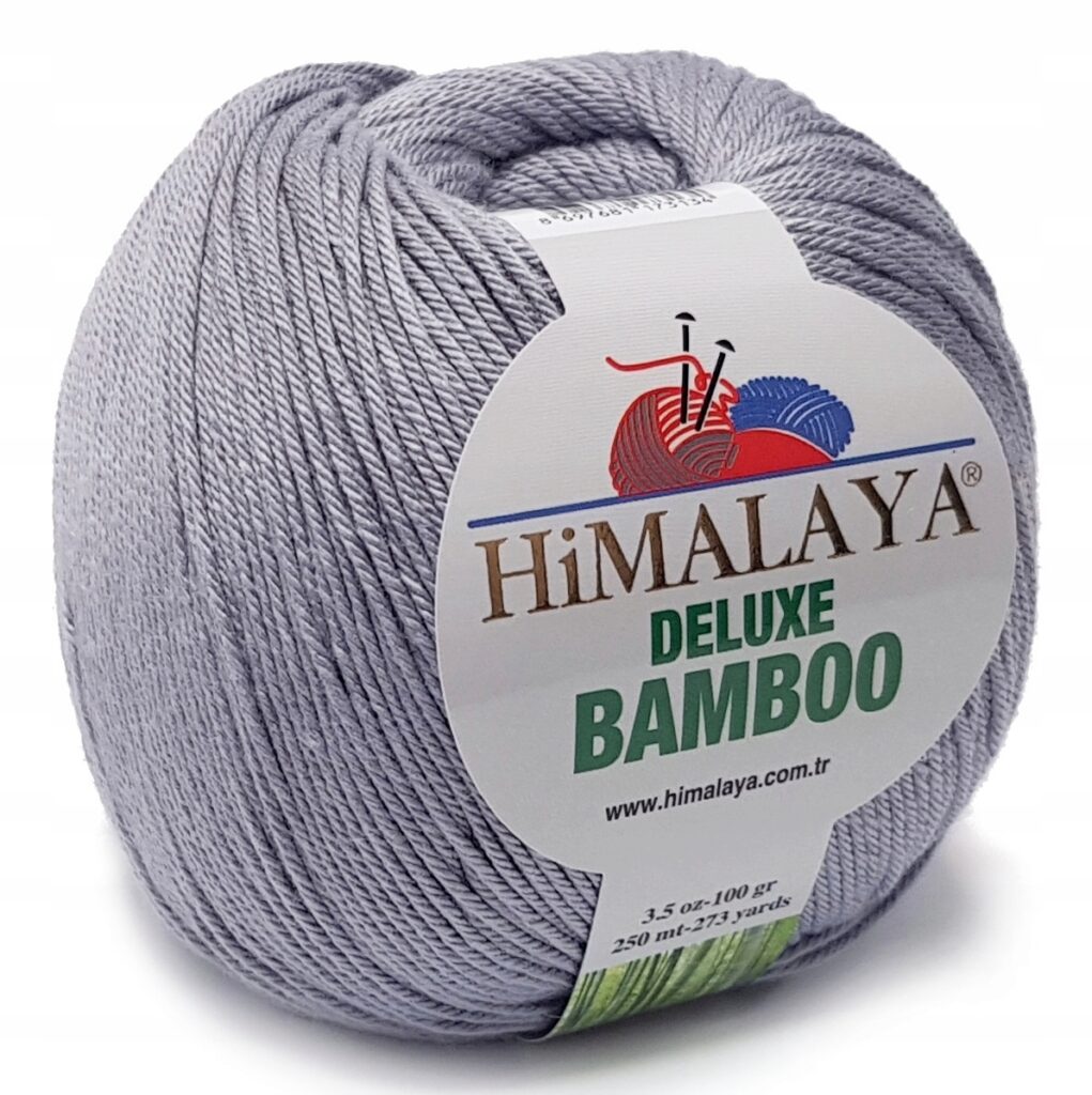 Włóczka Himalaya Deluxe Bamboo 124-36 Szary