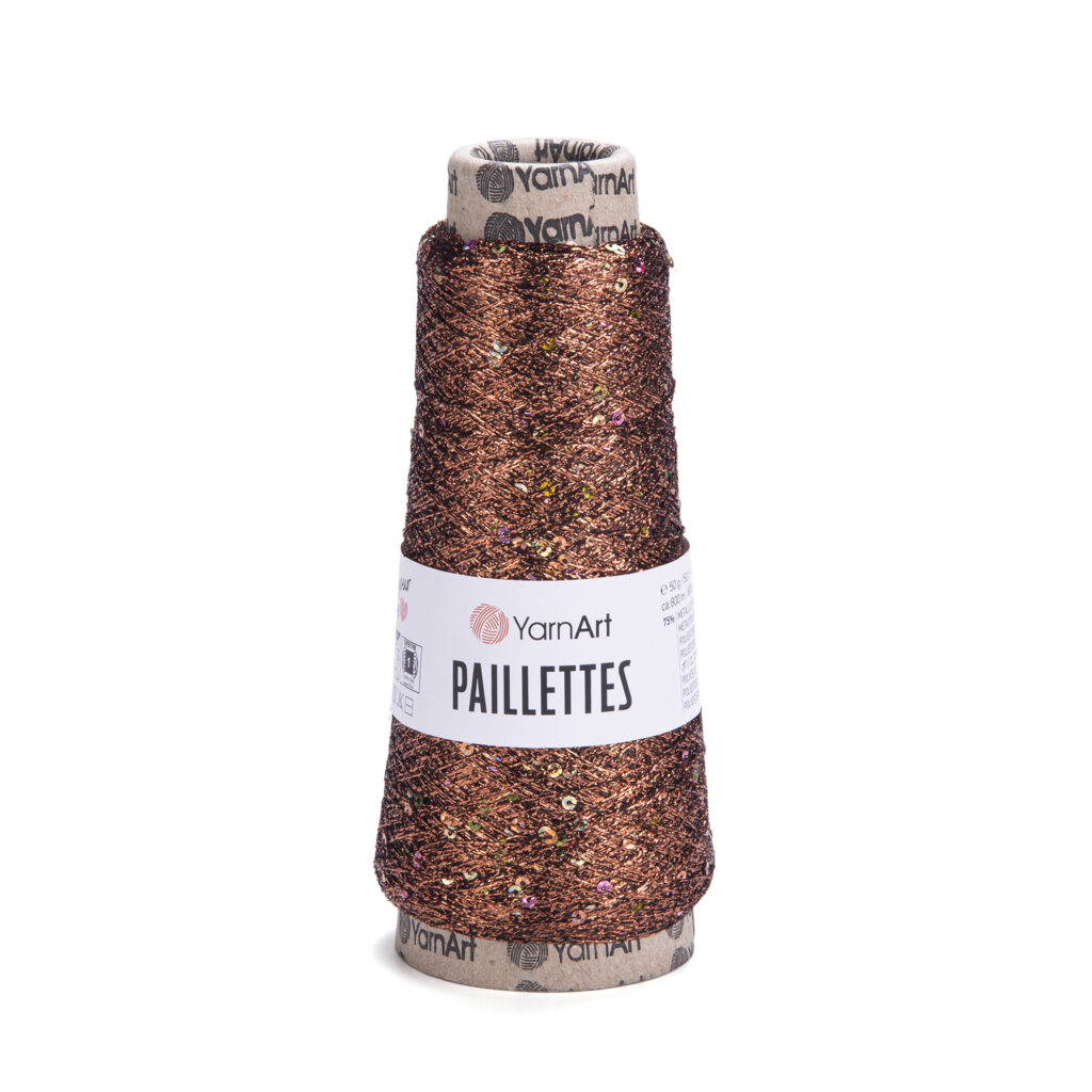 Włóczka YarnArt Paillettes 8005 Rudy