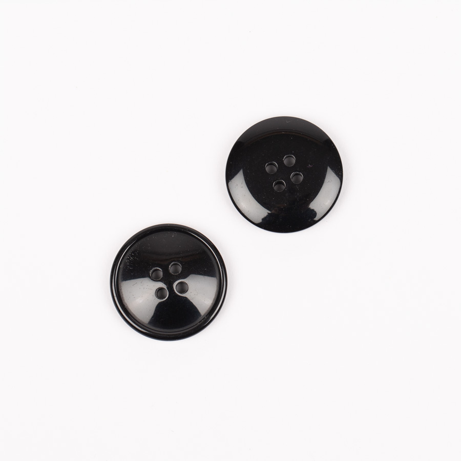 Guzik Imitacja Rogu Czarne 20mm 1szt. #717 Drops