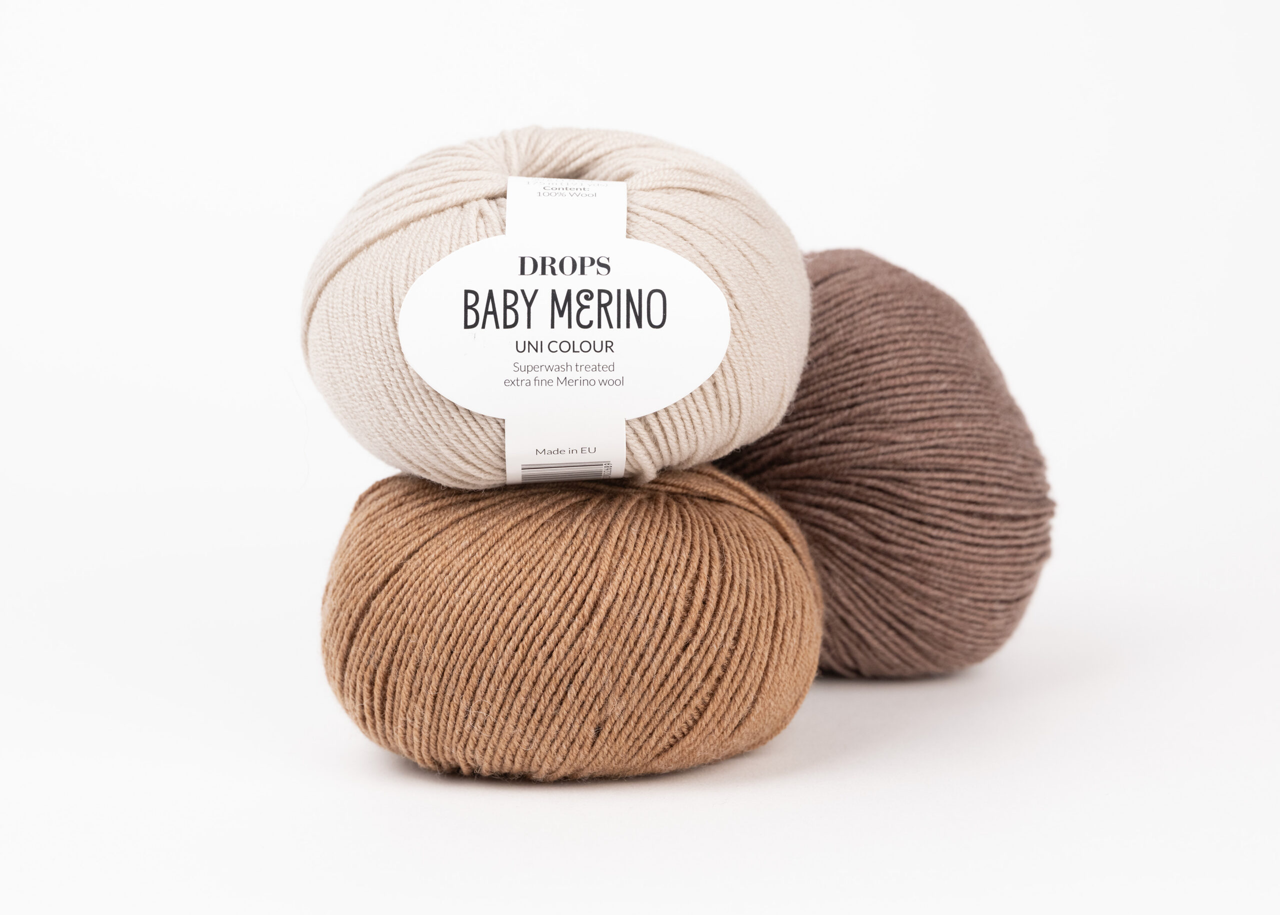 Włóczka Drops Baby Merino 04 Żółty - obrazek 2