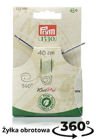 Żyłka Obrotowa 40cm KnitPro PRYM