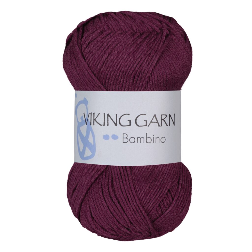 Włóczka Viking Garn Bambino 461 Wino