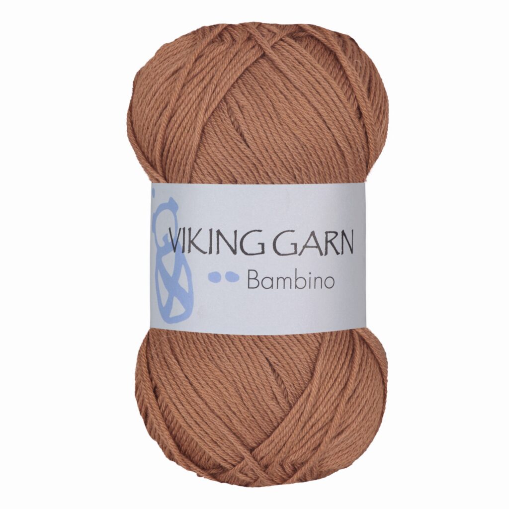 Włóczka Viking Garn Bambino 409 Jasny Brąz