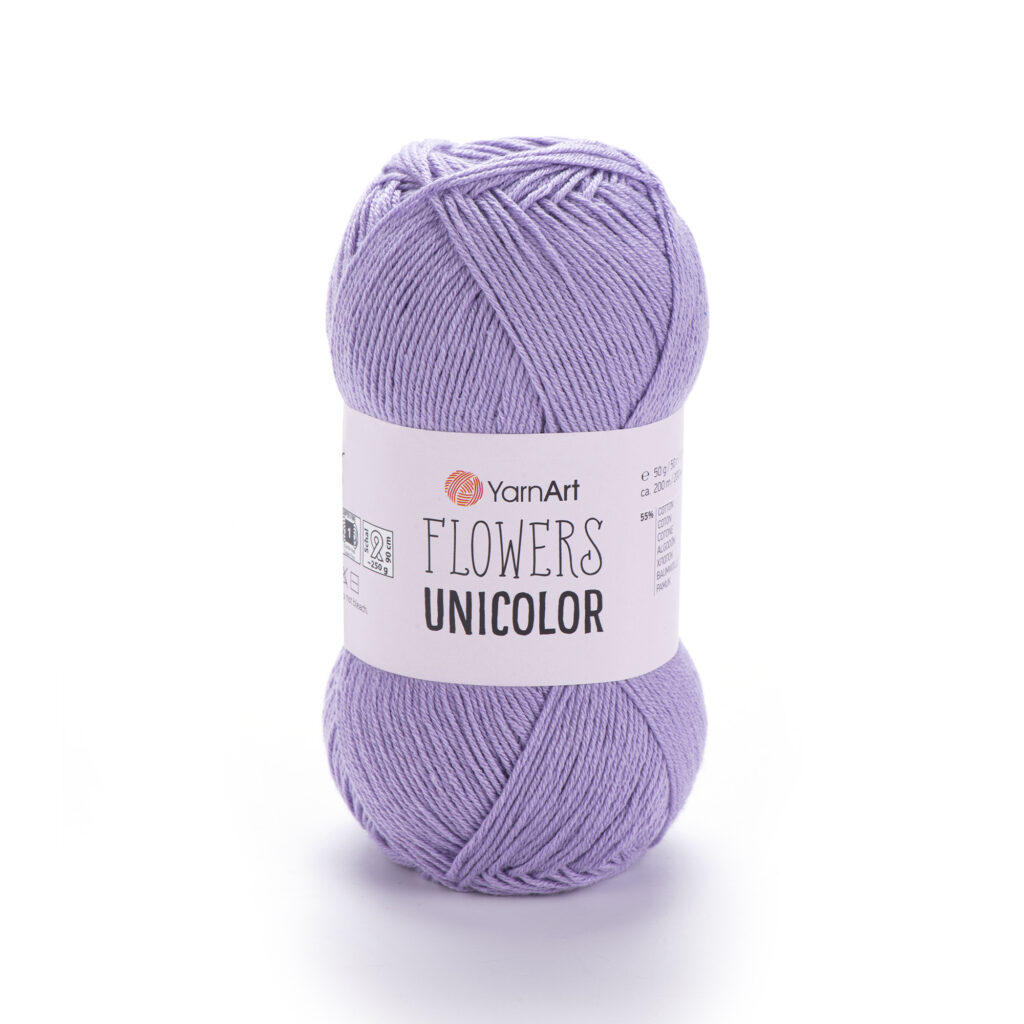 Włóczka YarnArt Flowers Unicolor 747 Lawenda