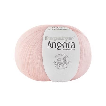 Włóczka Papatya Angora 4420 Jasny Róż