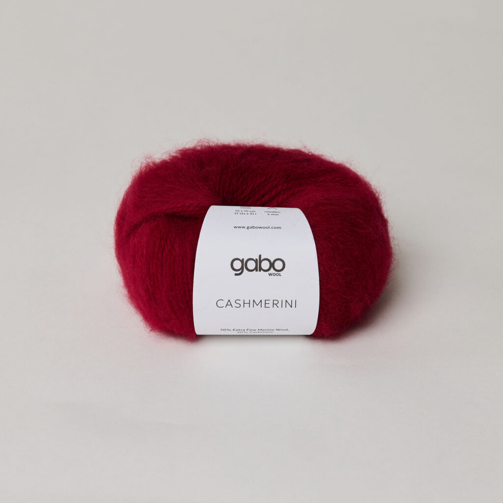 Włóczka Gabo Wool Cashmerini 5015 Wino