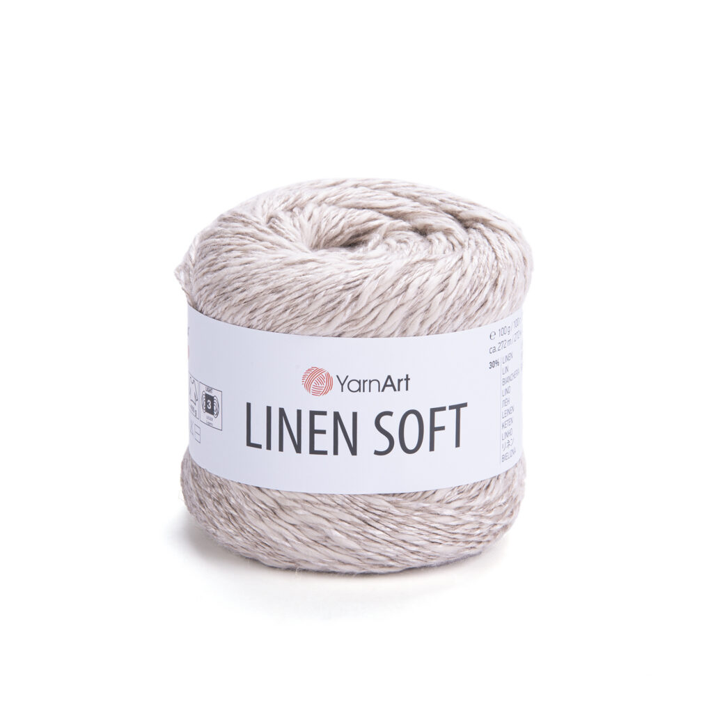 Włóczka YarnArt Linen Soft 7304 Jasny Beż