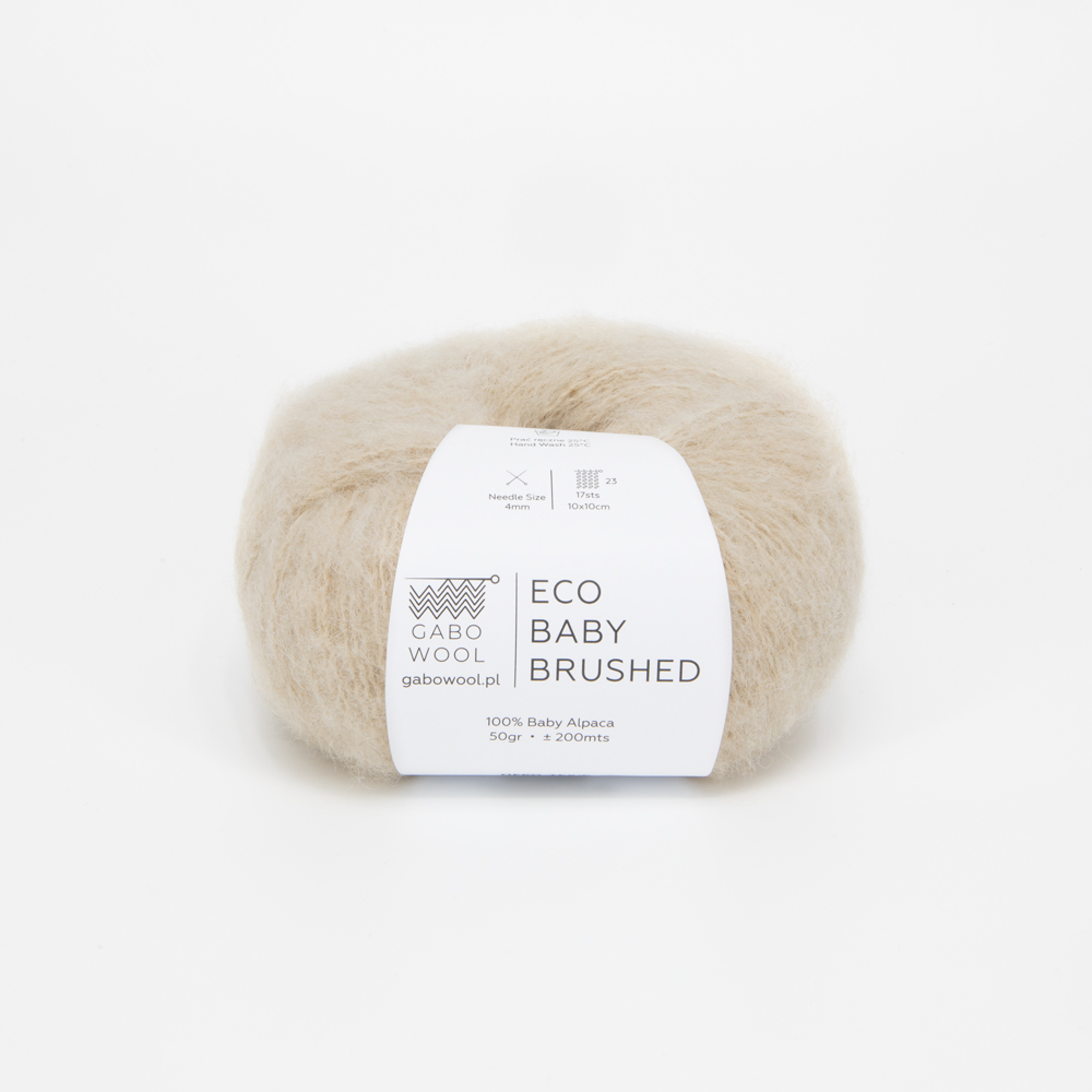 Włóczka Gabo Wool Eco Baby Brushed 1297 Beż