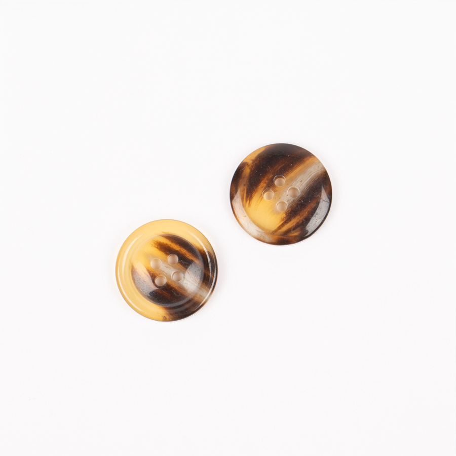 Guzik Imitacja Rogu Karmel 18mm 1szt. #709 Drops