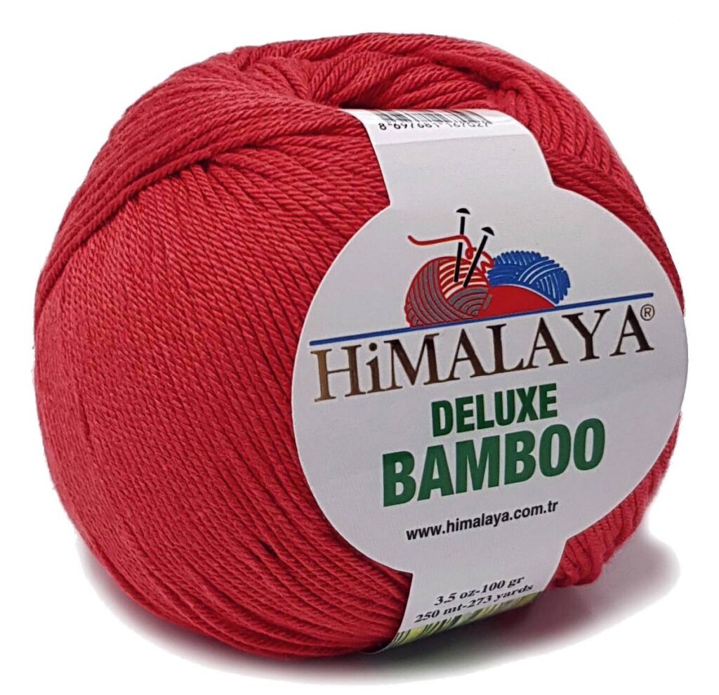 Włóczka Himalaya Deluxe Bamboo 124-10 Czerwony