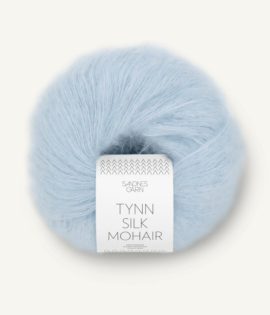 Włóczka Sandnes Garn Tynn Silk Mohair 6012 Błękit