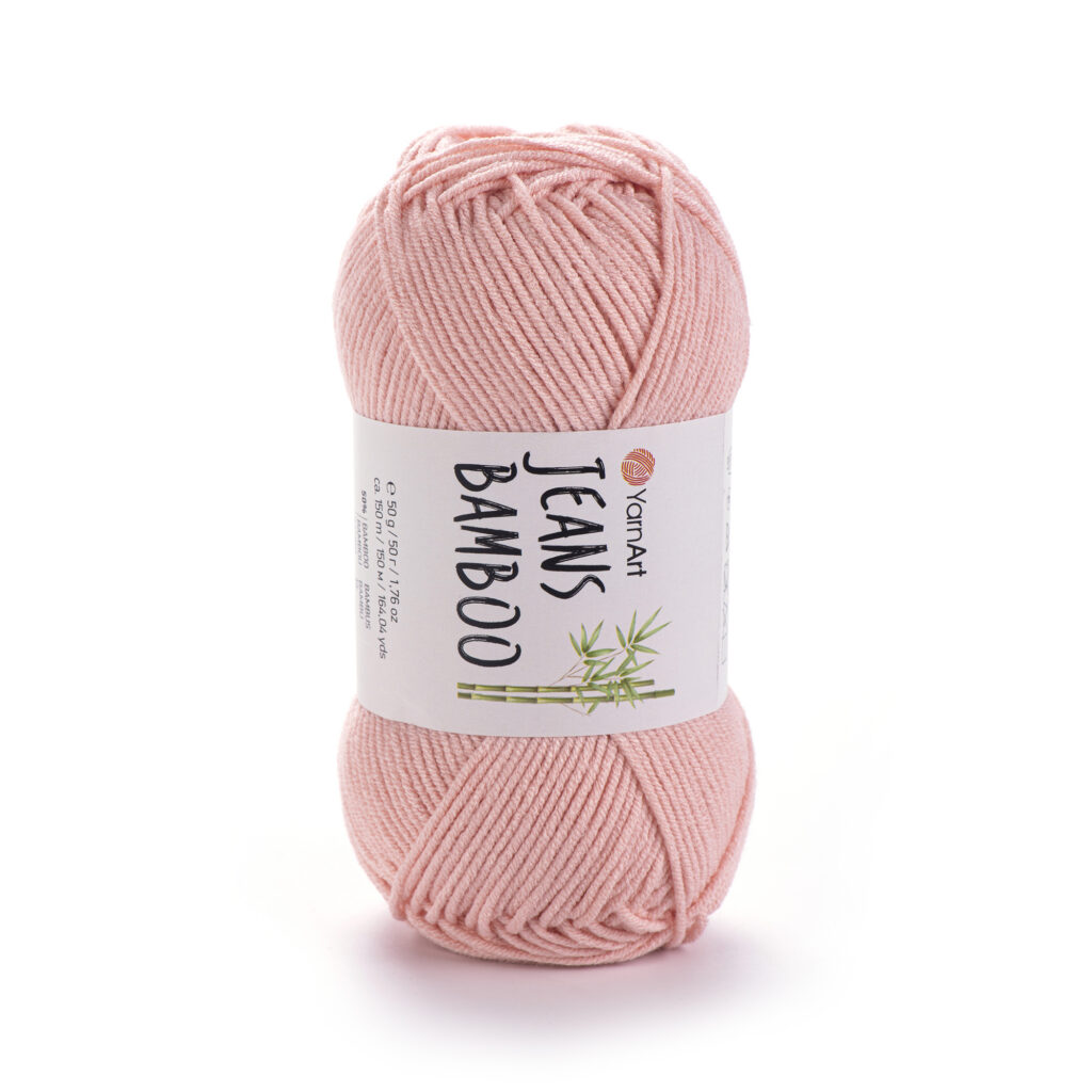 Włóczka YarnArt Jeans Bamboo 112 Malinowy Róż