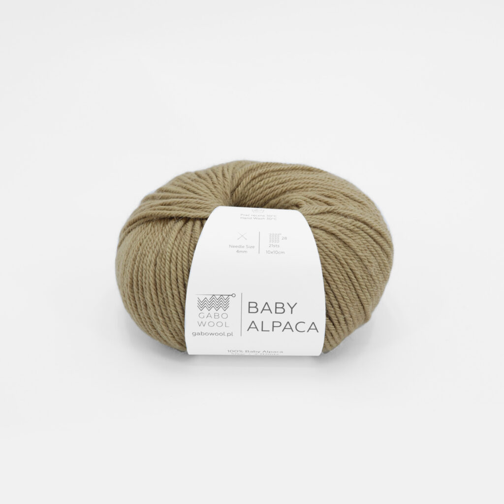 Włóczka Gabo Wool Baby Alpaca 1152 Orzech