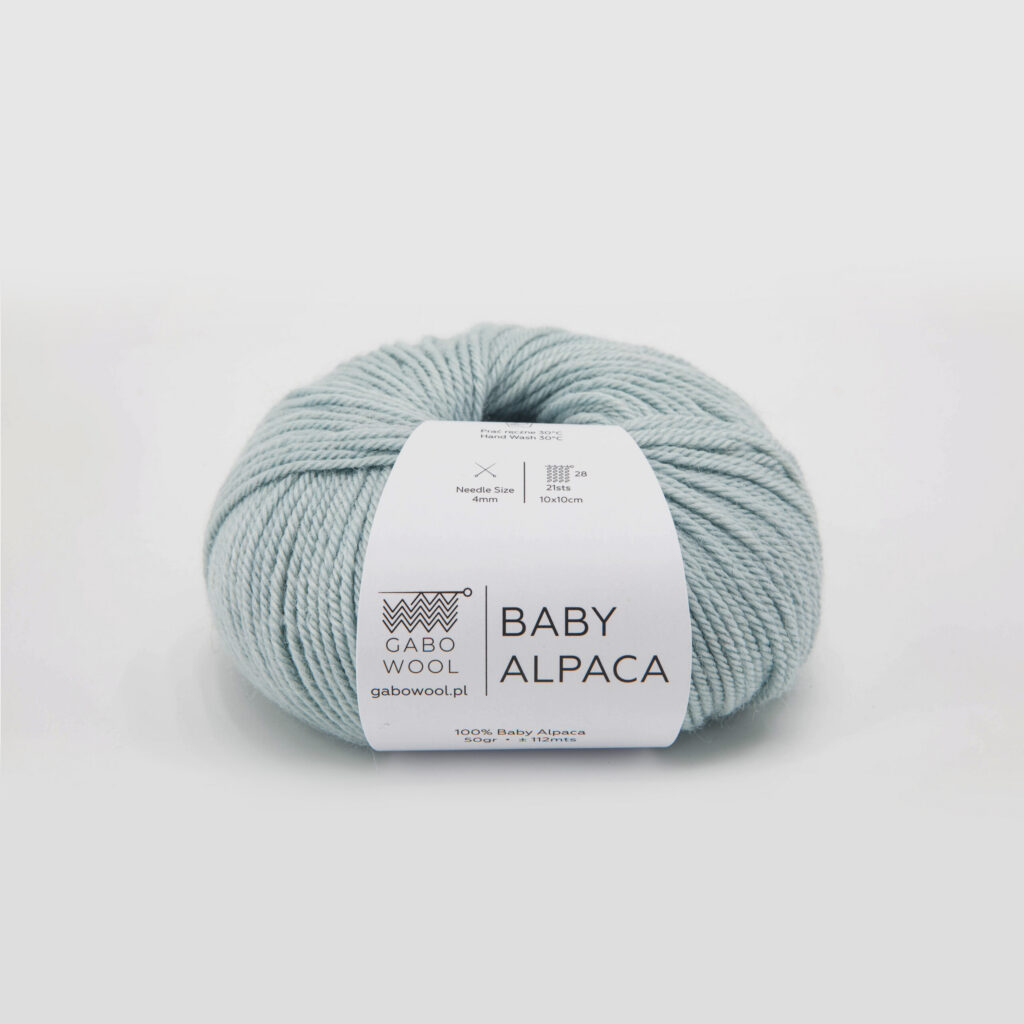 Włóczka Gabo Wool Baby Alpaca 8117 Akwamaryna