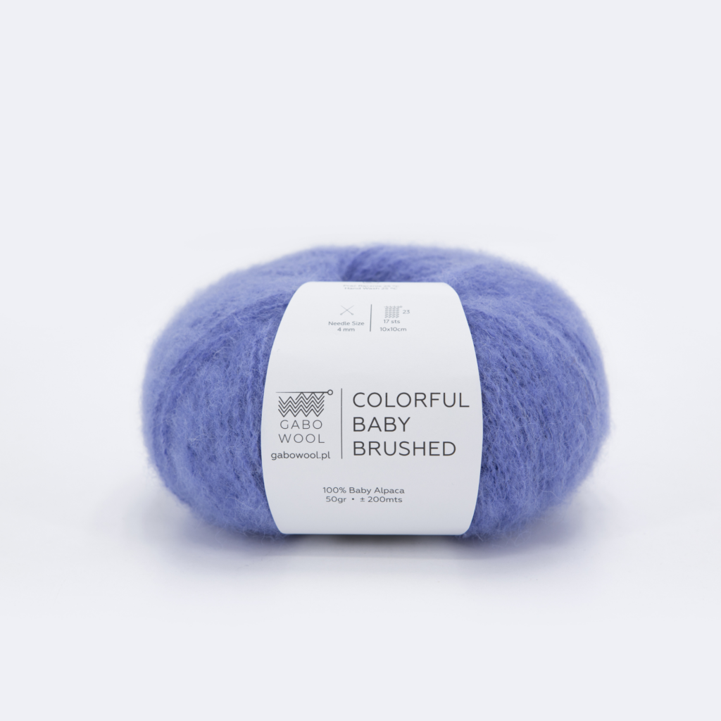 Włóczka Gabo Wool Colorful Baby Brushed 7813 Niebieskofioletowy