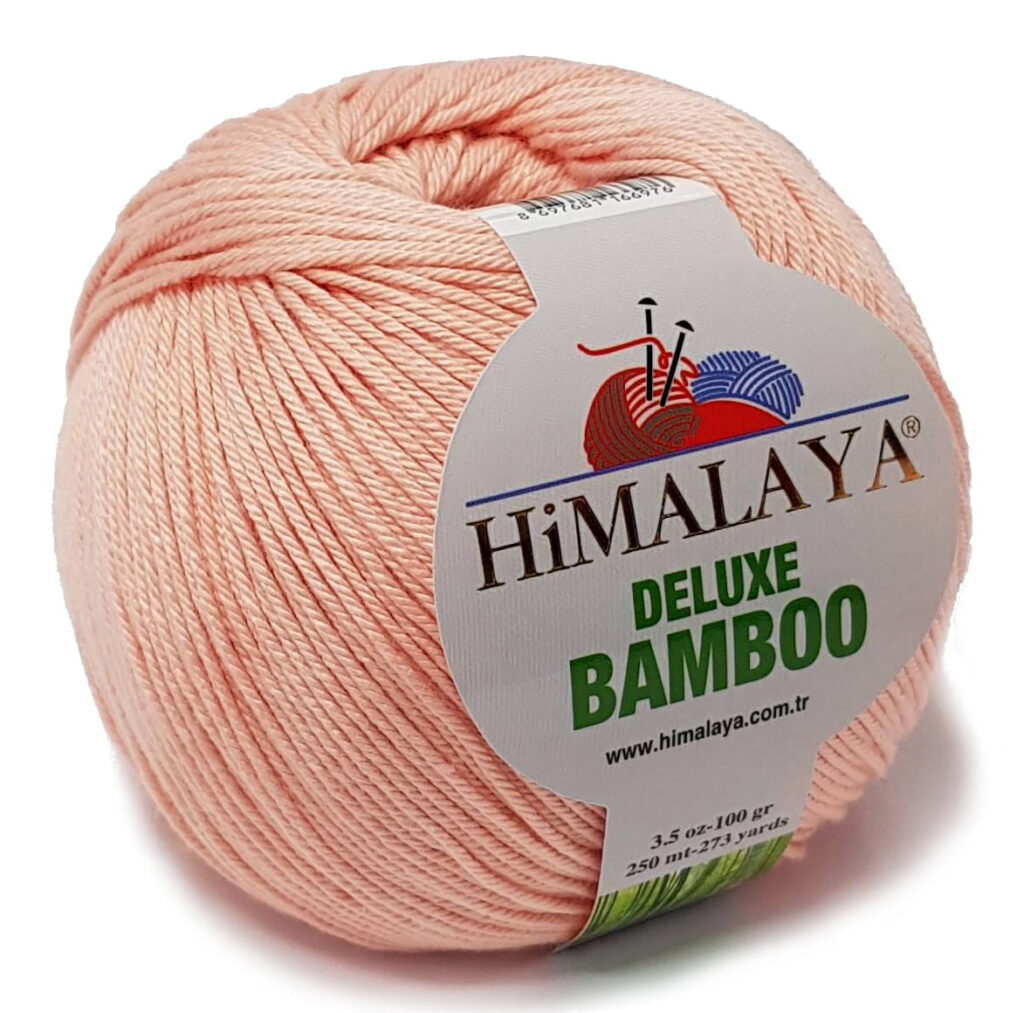 Włóczka Himalaya Deluxe Bamboo 124-05 Łososiowy