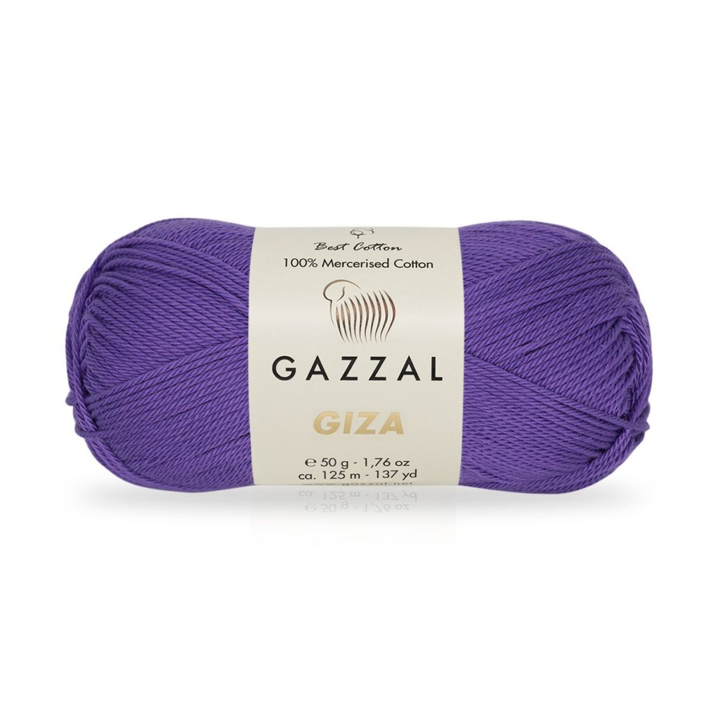 Włóczka Gazzal GIZA 2468 Fiolet