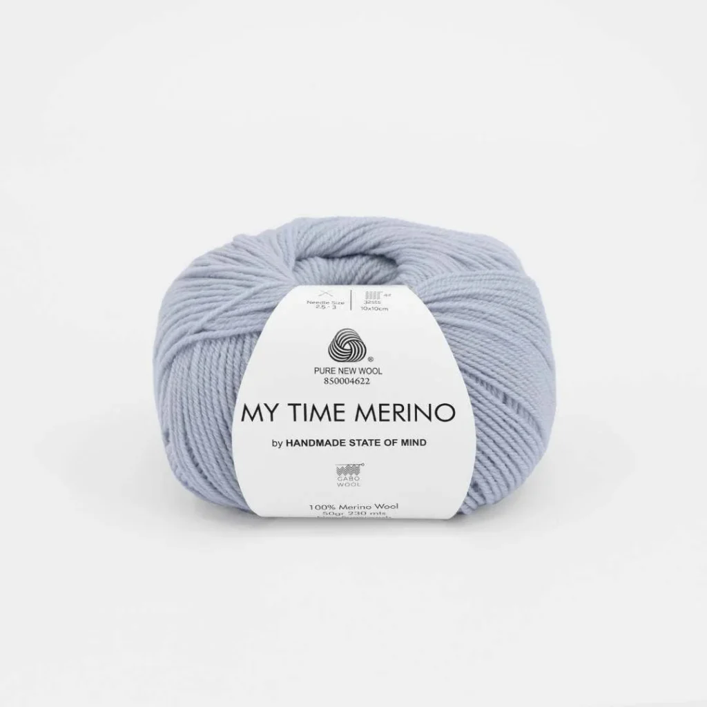 Włóczka Gabo Wool My Time Merino 9442 Niebieski Kryształ