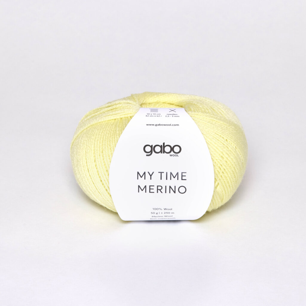 Włóczka Gabo Wool My Time Merino 9119 Sorbet Cytrynowy