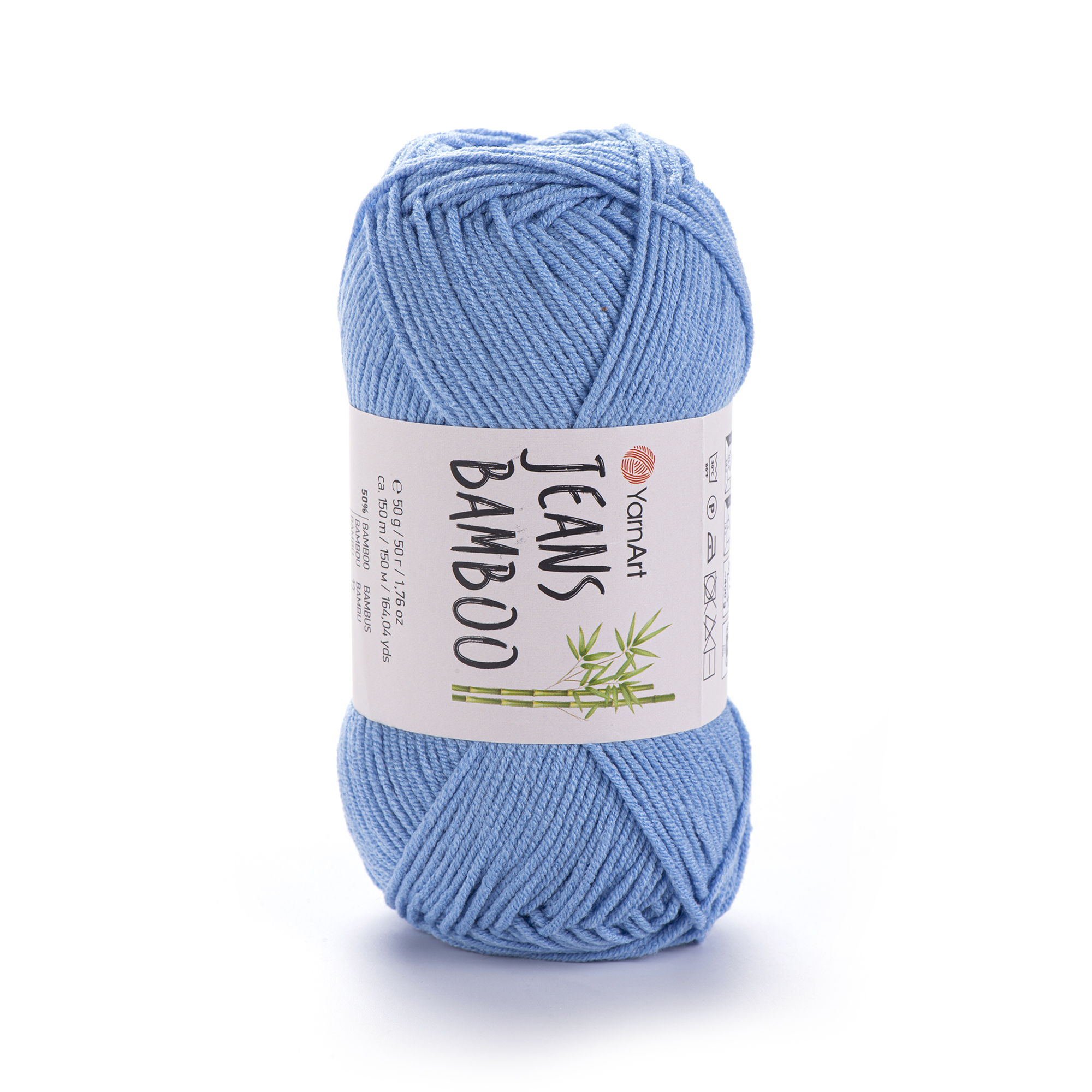 Włóczka YarnArt Jeans Bamboo 122 Niebieski