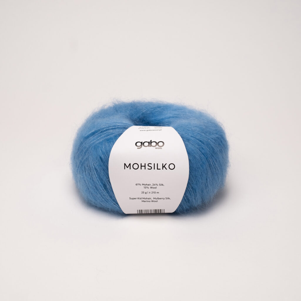 Włóczka Gabo Wool Mohsilko 4444 Himalajski Błękit