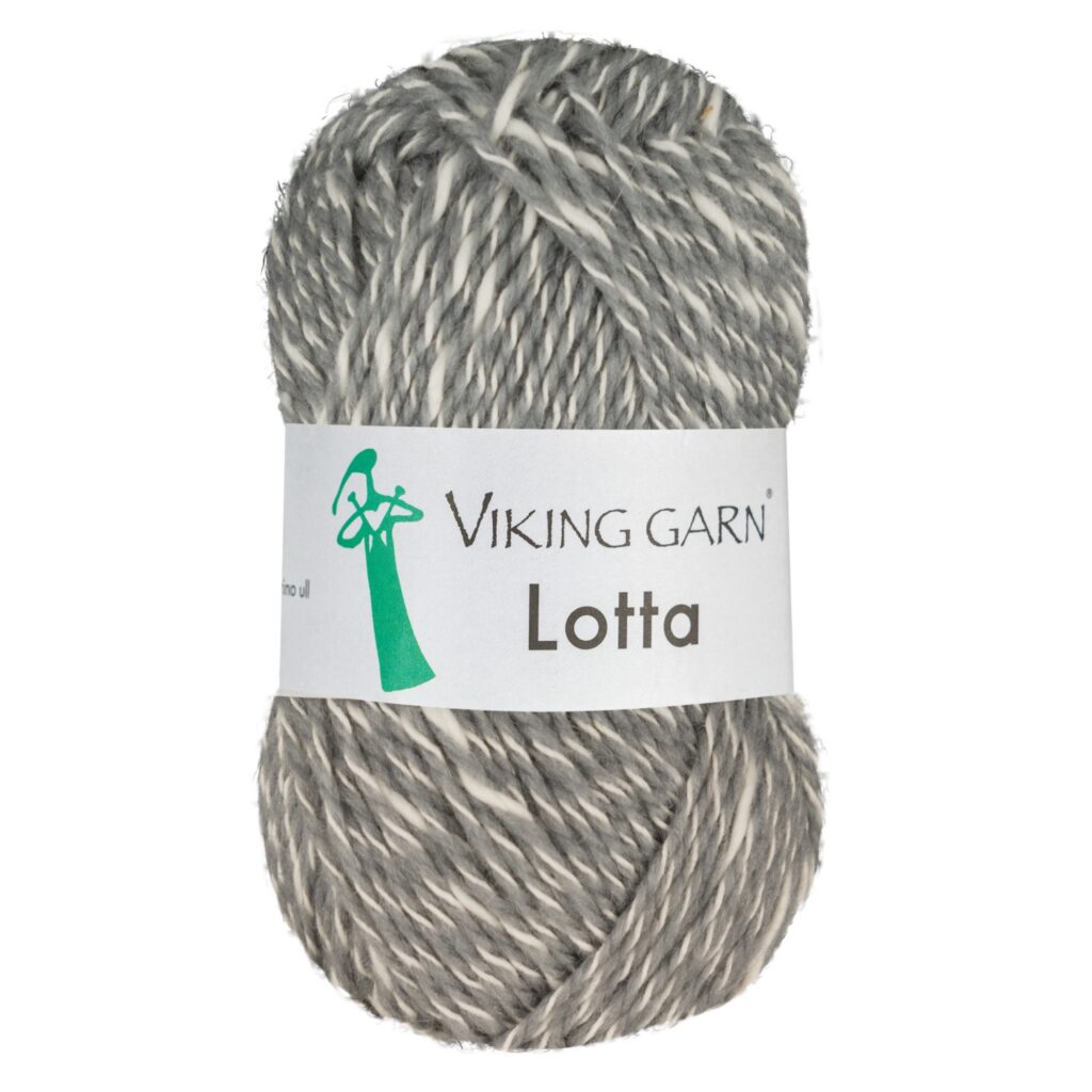 Włóczka Viking Garn Lotta 213 Szary