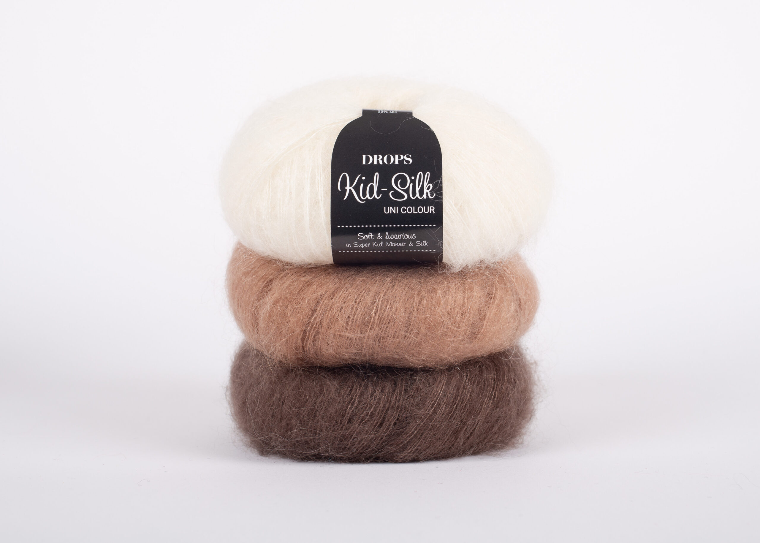 Włóczka Drops Kid-Silk 29 Wanilia - obrazek 2