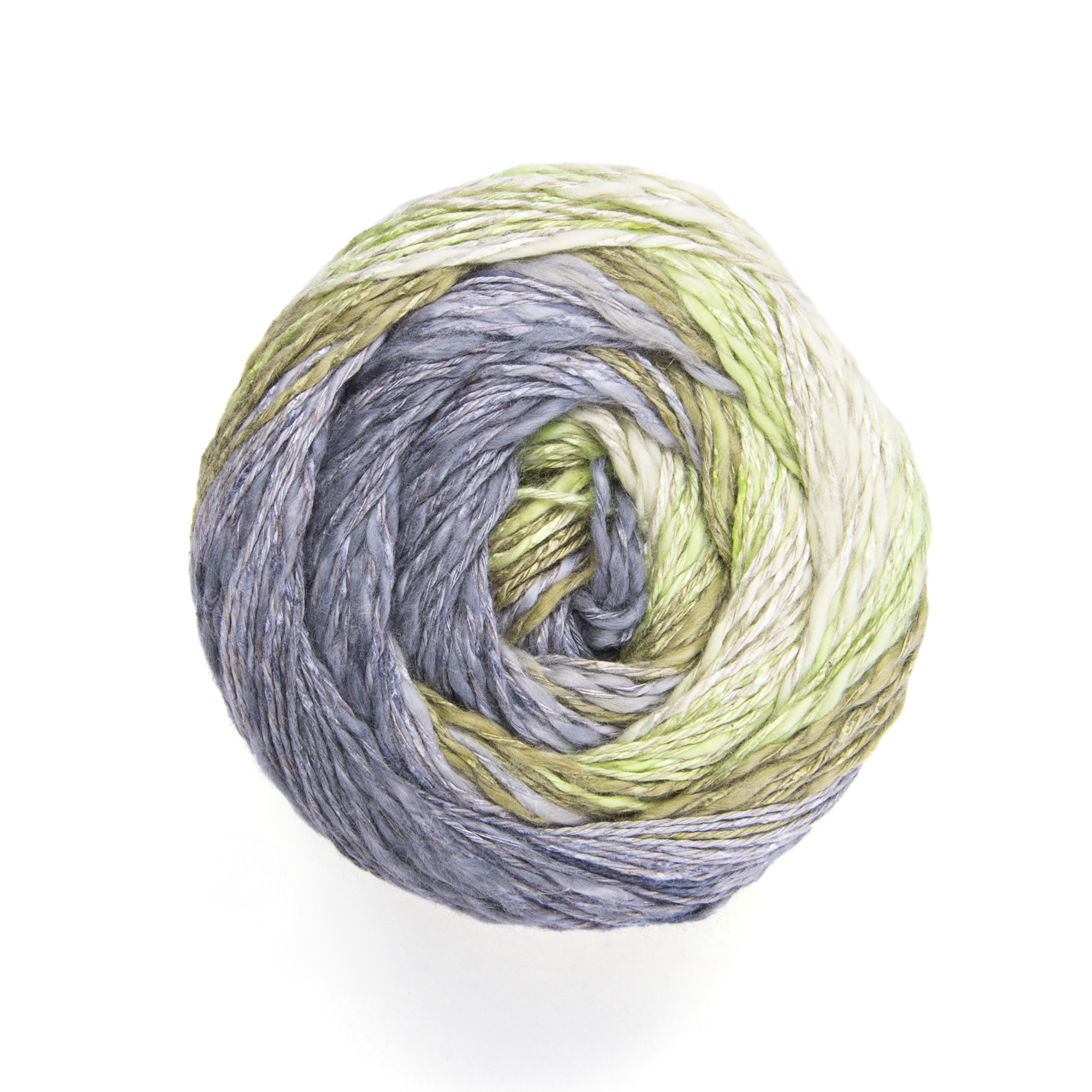 Włóczka YarnArt Linen Soft 7414 Szaro-Zielony - obrazek 2