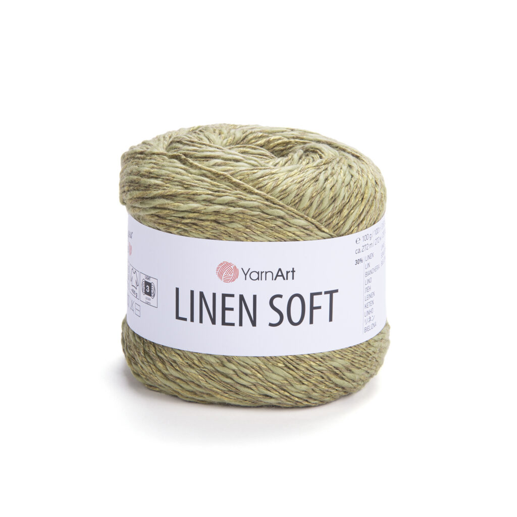 Włóczka YarnArt Linen Soft 7313 Jasny Khaki