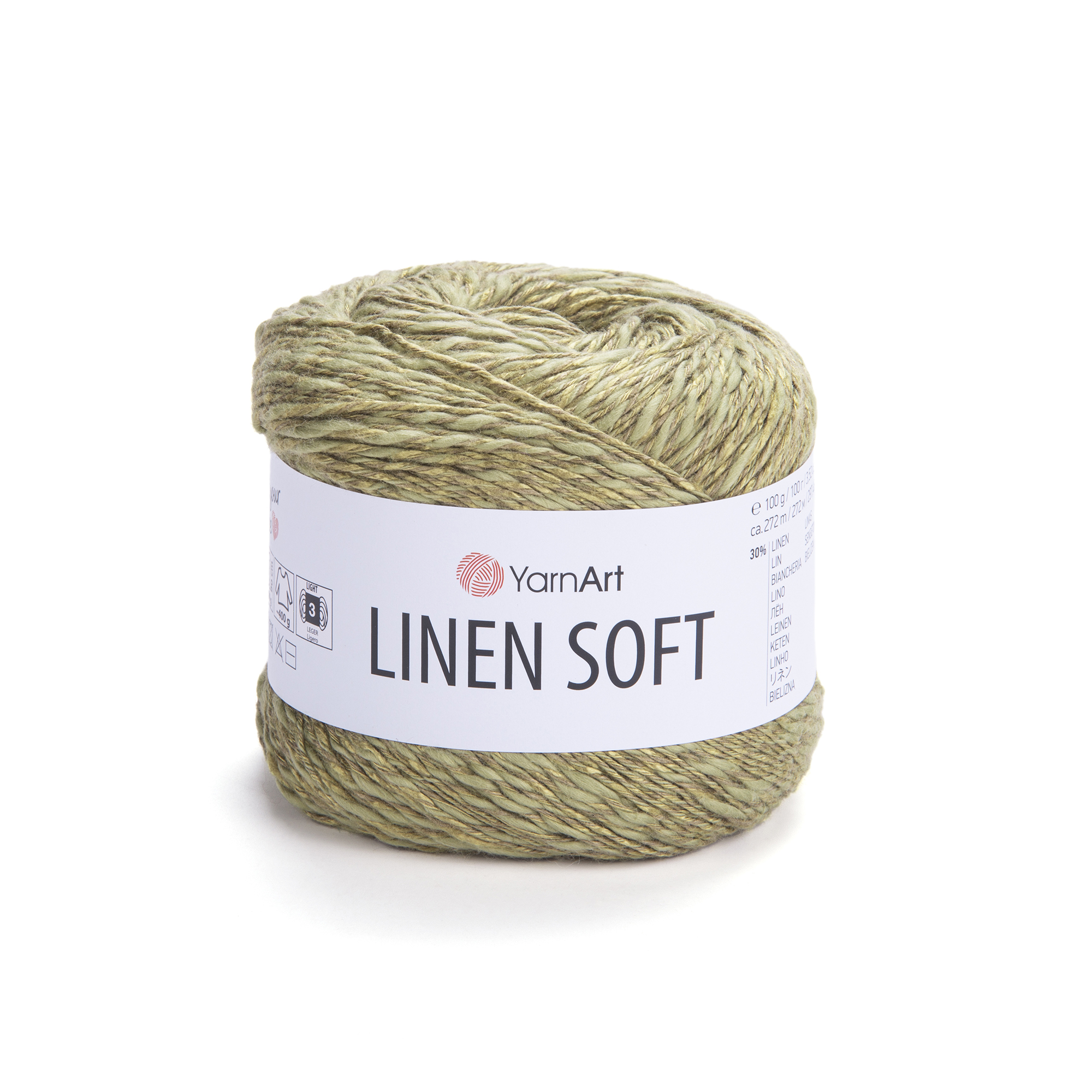 Włóczka YarnArt Linen Soft 7313 Jasny Khaki