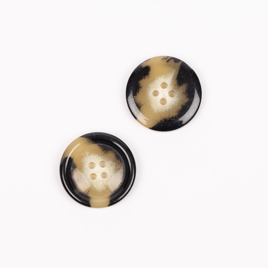 Guzik Imitacja Rogu Mocha 23mm 1szt. #713 Drops