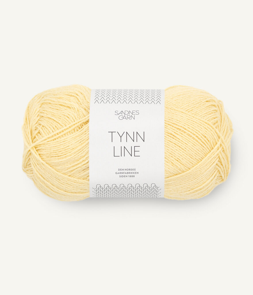Włóczka Sandnes Garn Tynn Line 2112 Jasny Żółty