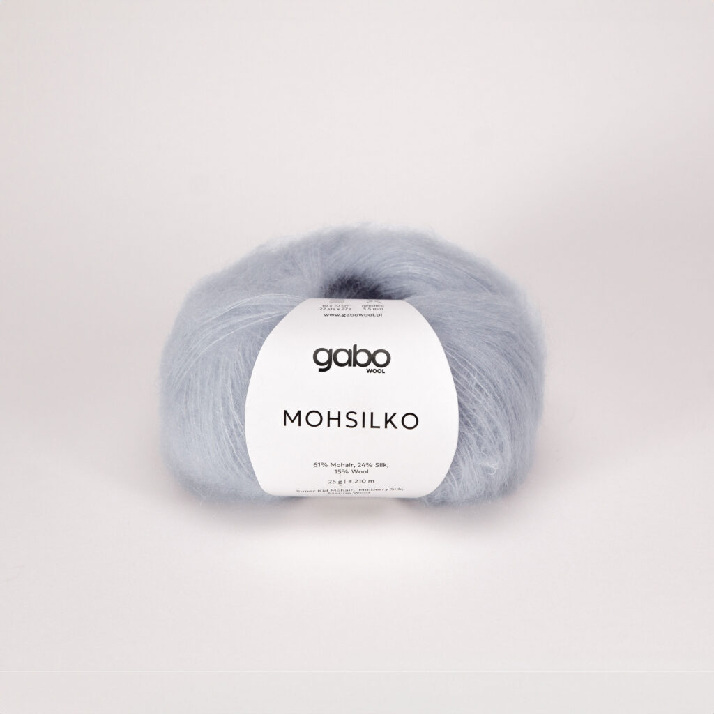 Włóczka Gabo Wool Mohsilko 4442 Niebieski Kryształ