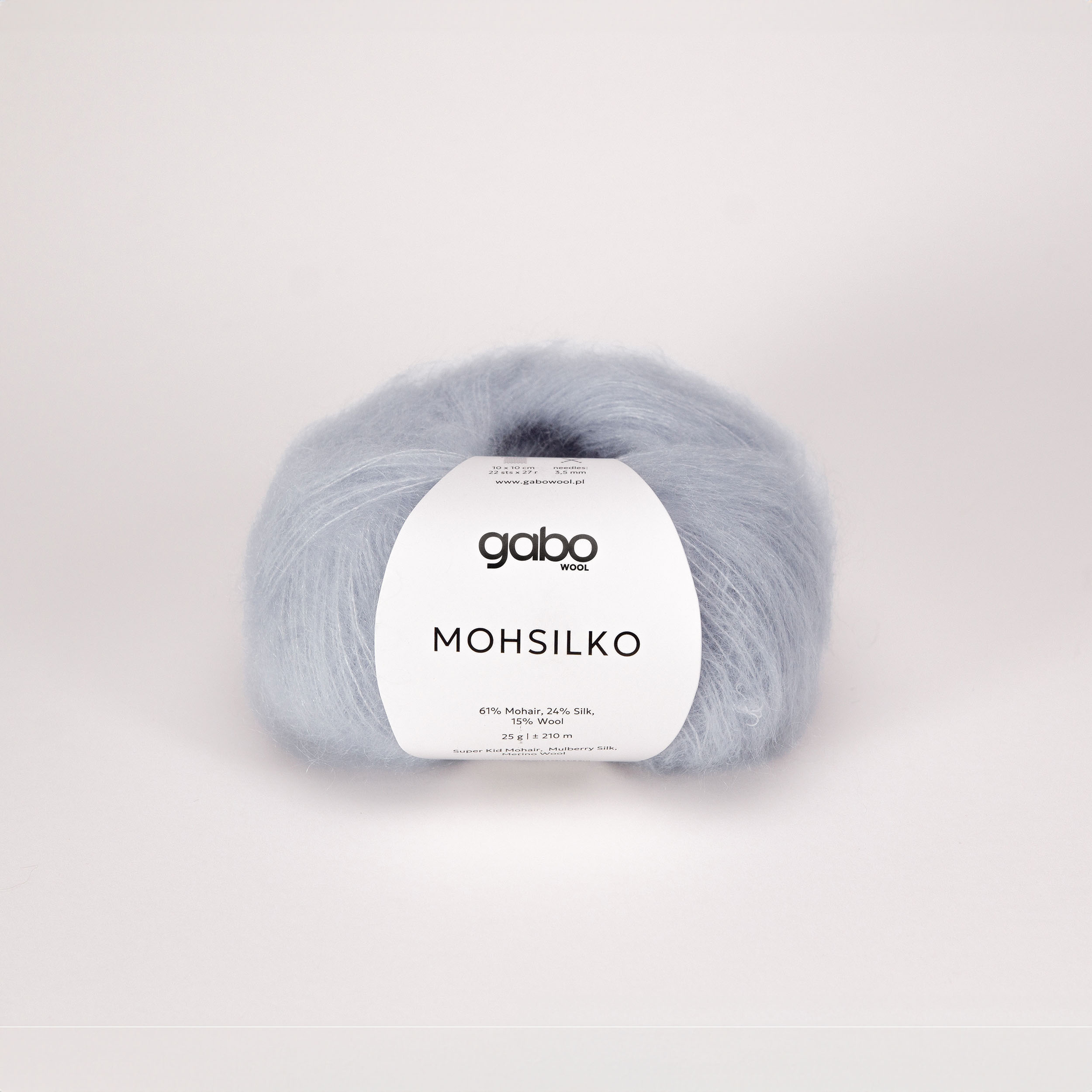 Włóczka Gabo Wool Mohsilko 4442 Niebieski Kryształ