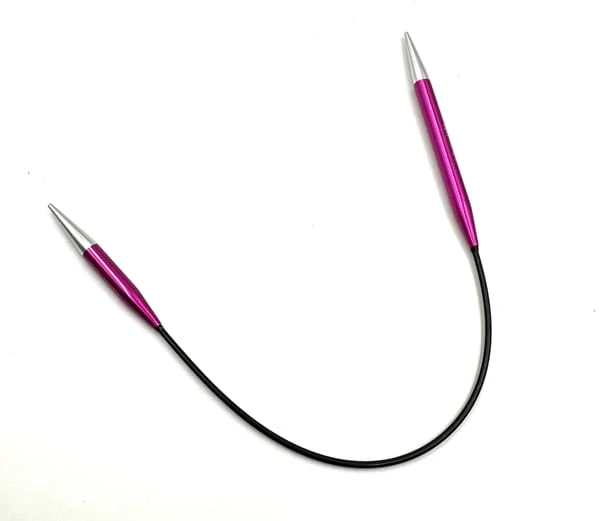 Druty 5mm na Żyłce 25cm Zing 47060 KnitPro