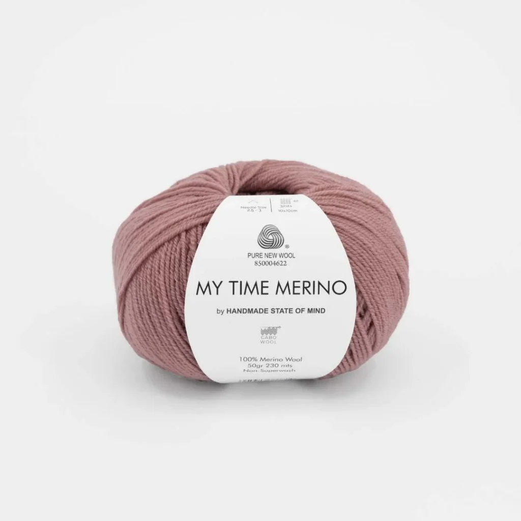 Włóczka Gabo Wool My Time Merino 9591 Pudrowy Róż