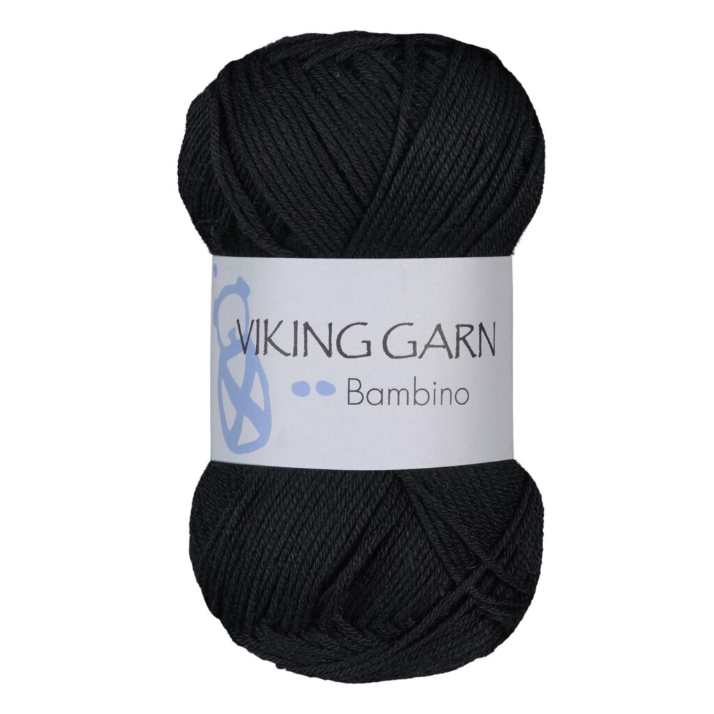 Włóczka Viking Garn Bambino 403 Czarny