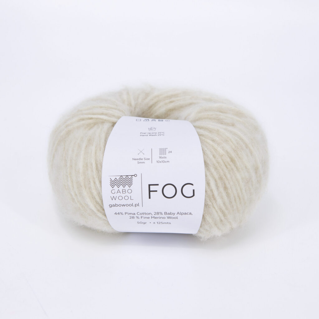 Włóczka Gabo Wool FOG 6680 Beż