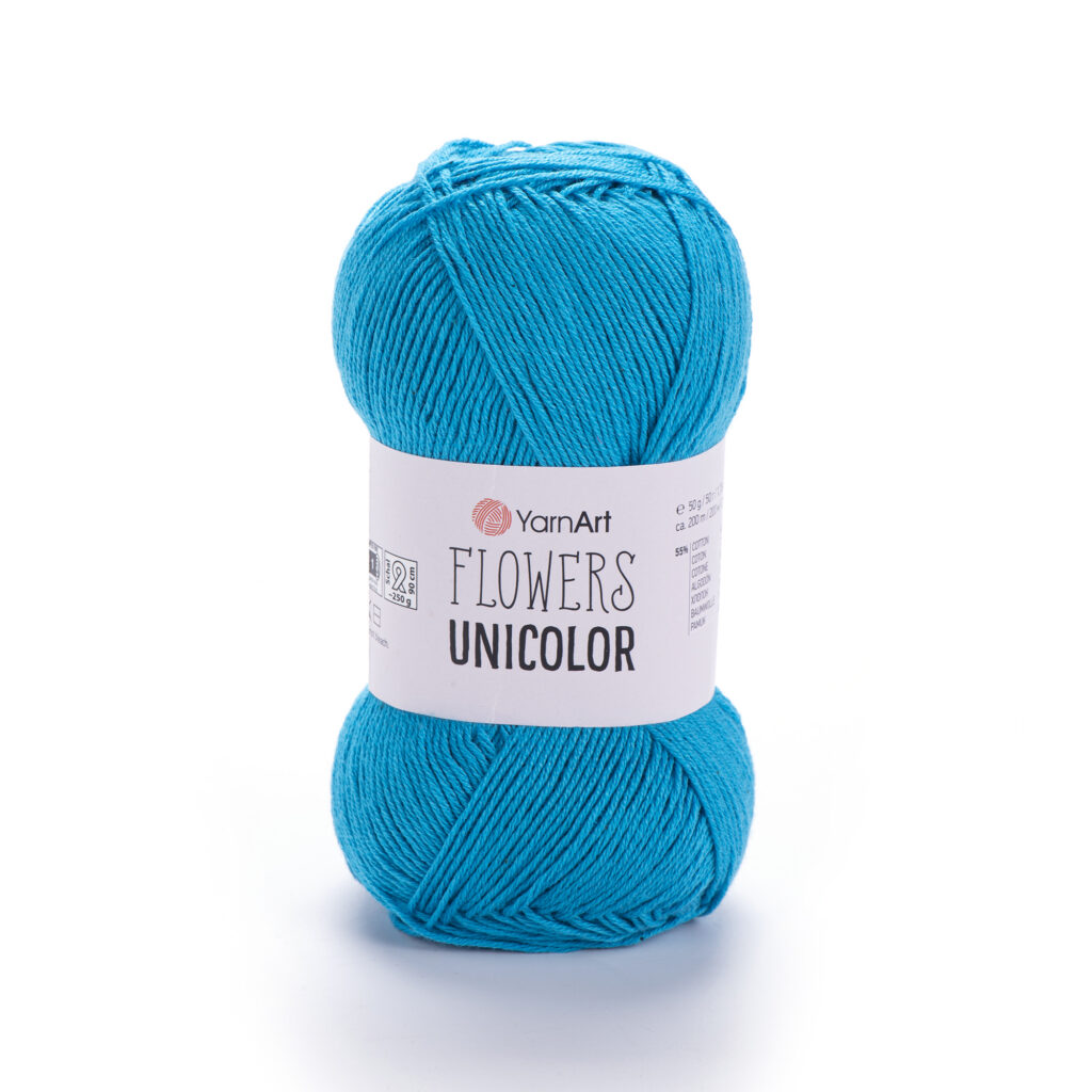 Włóczka YarnArt Flowers Unicolor 754 Turkus