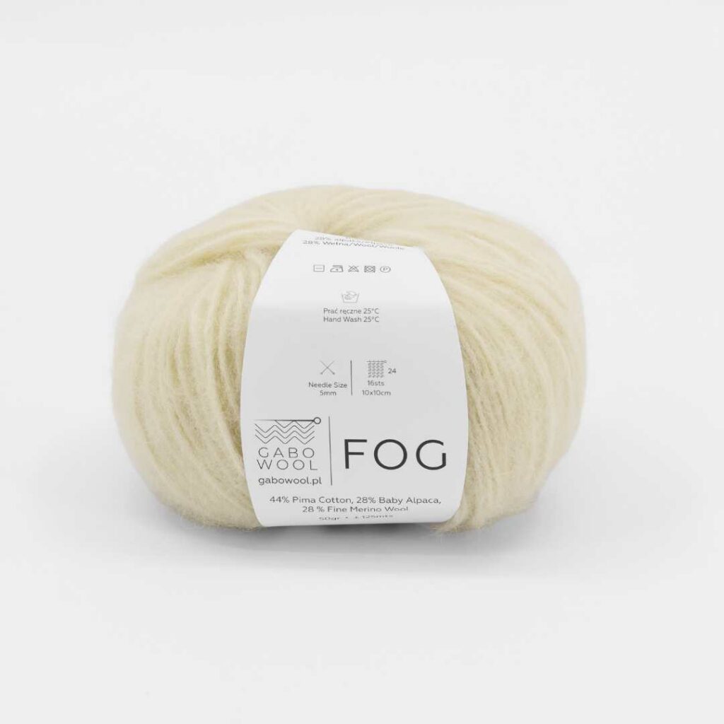 Włóczka Gabo Wool FOG 6105 Waniliowy