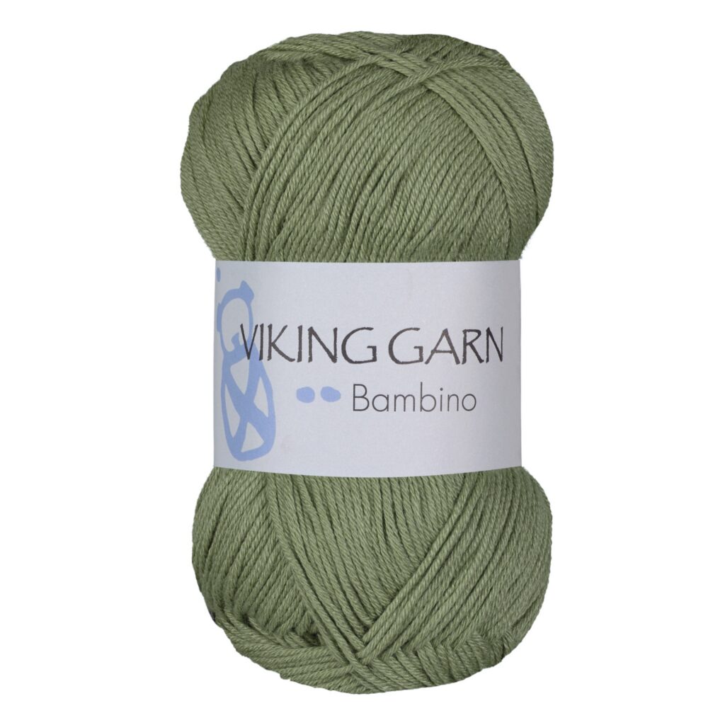 Włóczka Viking Garn Bambino 434 Zielony Mech