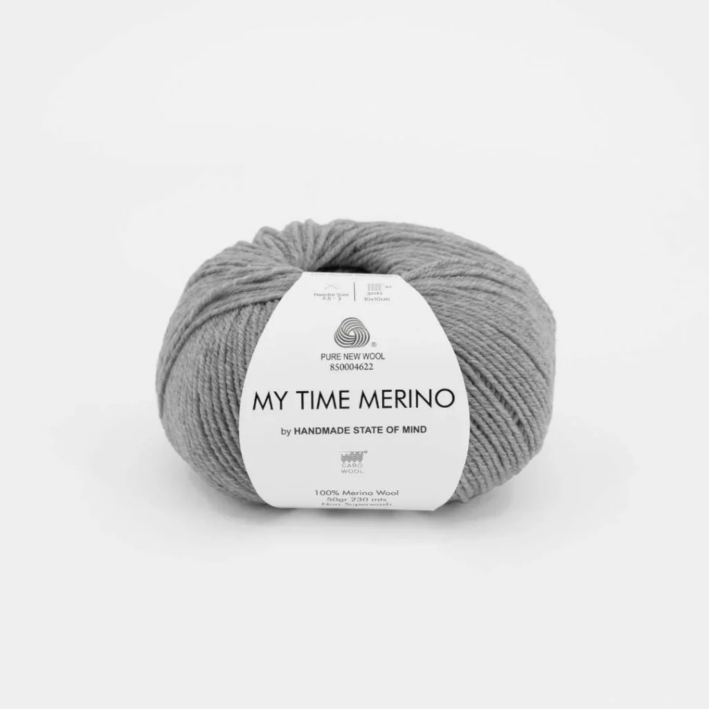 Włóczka Gabo Wool My Time Merino 9400 Szary Pył