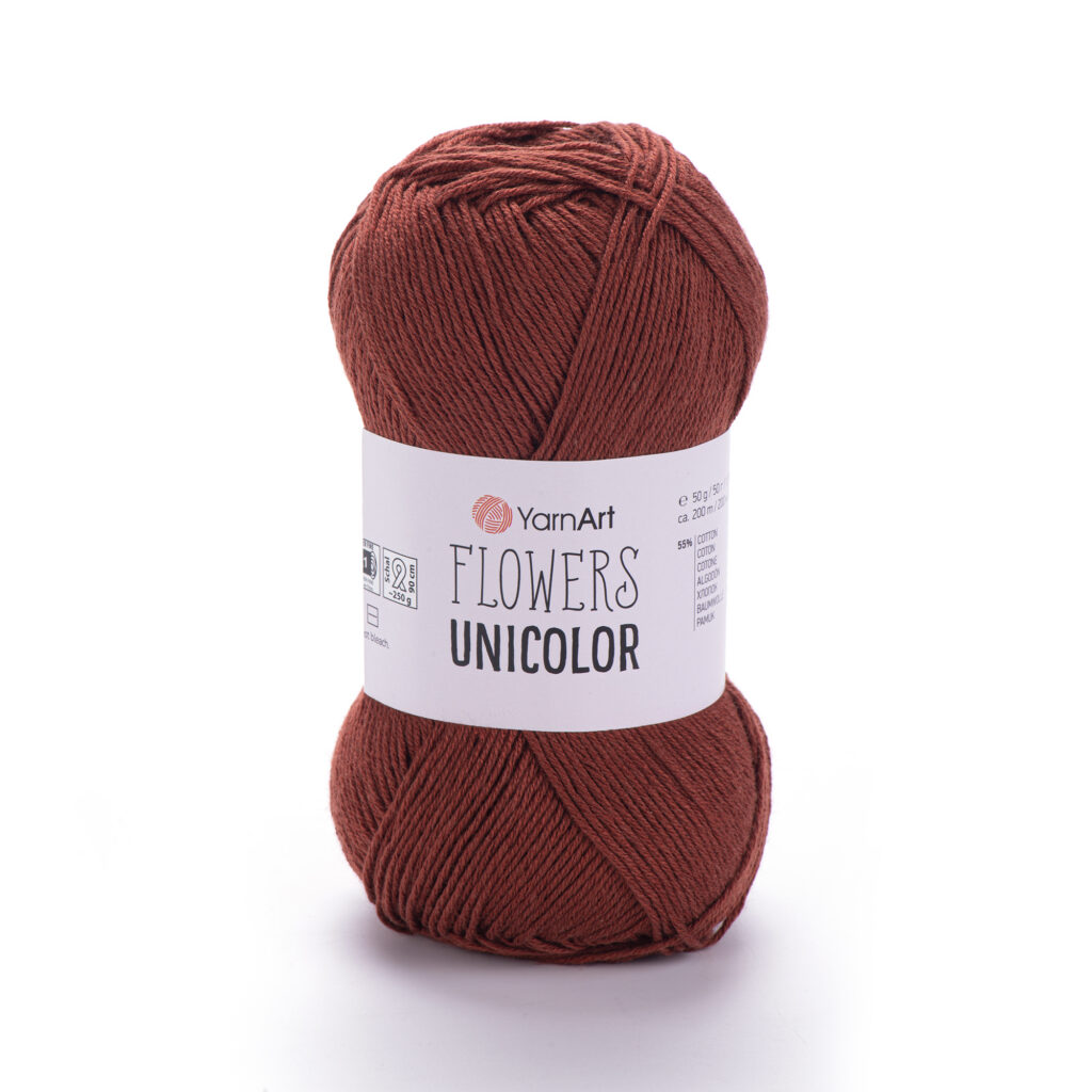 Włóczka YarnArt Flowers Unicolor 764 Cegła