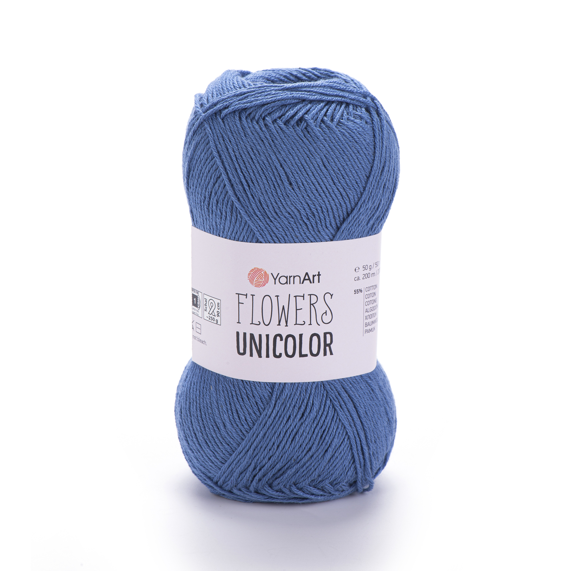 Włóczka YarnArt Flowers Unicolor 743 Jeans