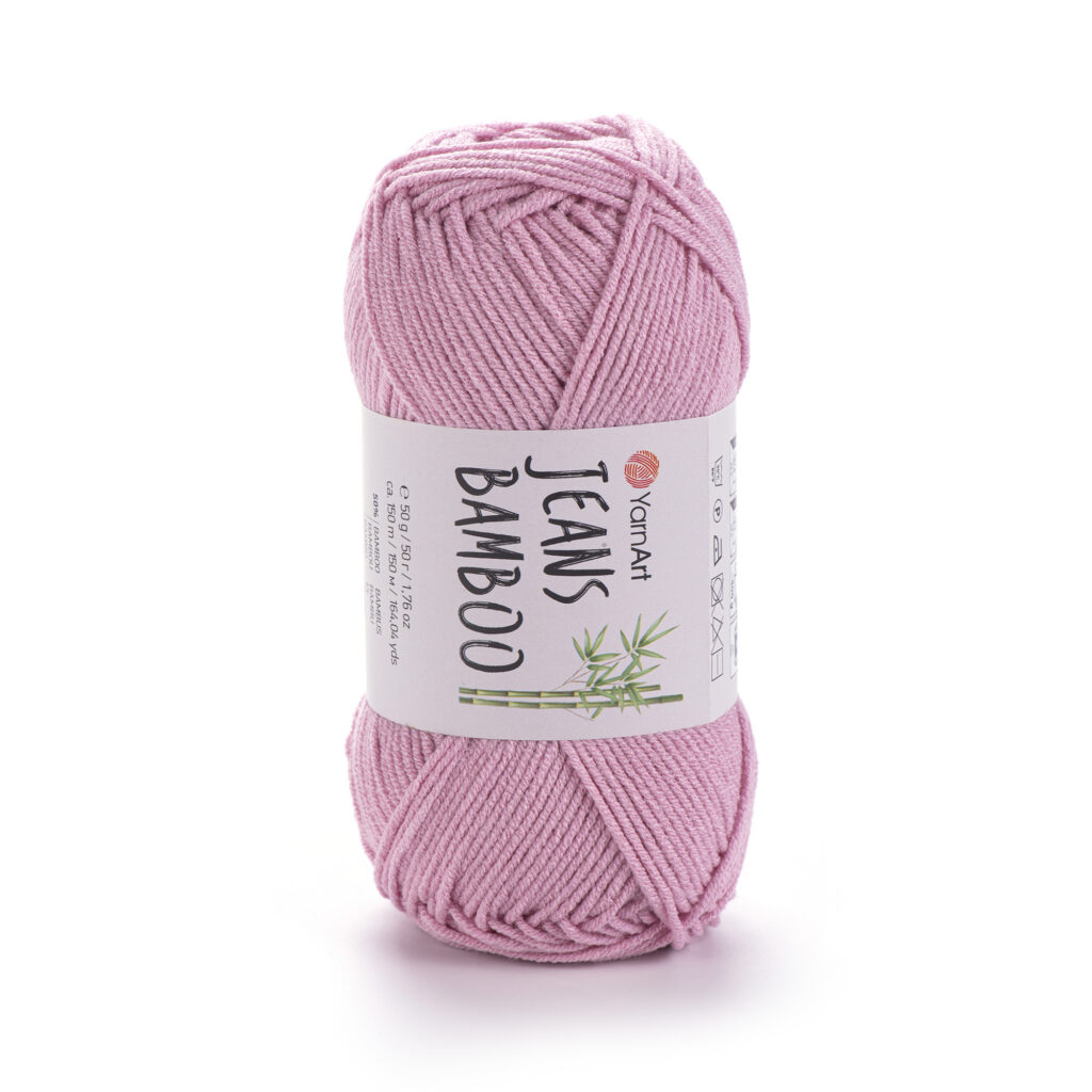 Włóczka YarnArt Jeans Bamboo 110 Stary Róż