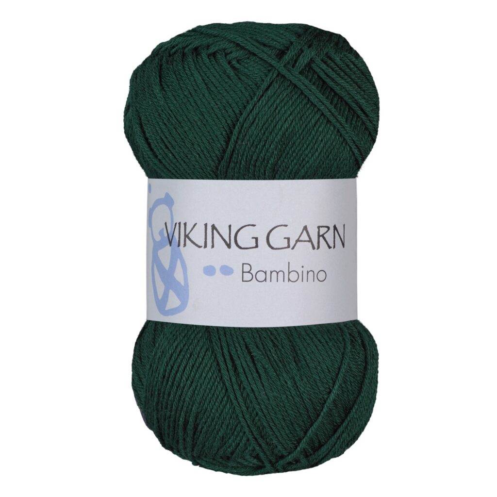 Włóczka Viking Garn Bambino 433 Butelkowa Zieleń