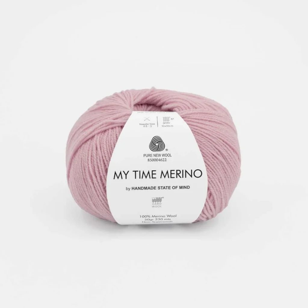 Włóczka Gabo Wool My Time Merino 9552 Koronkowy Róż