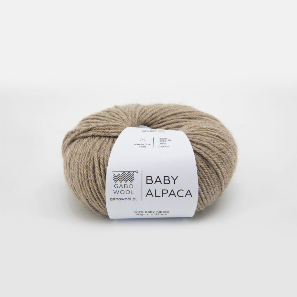 Włóczka Gabo Wool Baby Alpaca 282 Beż