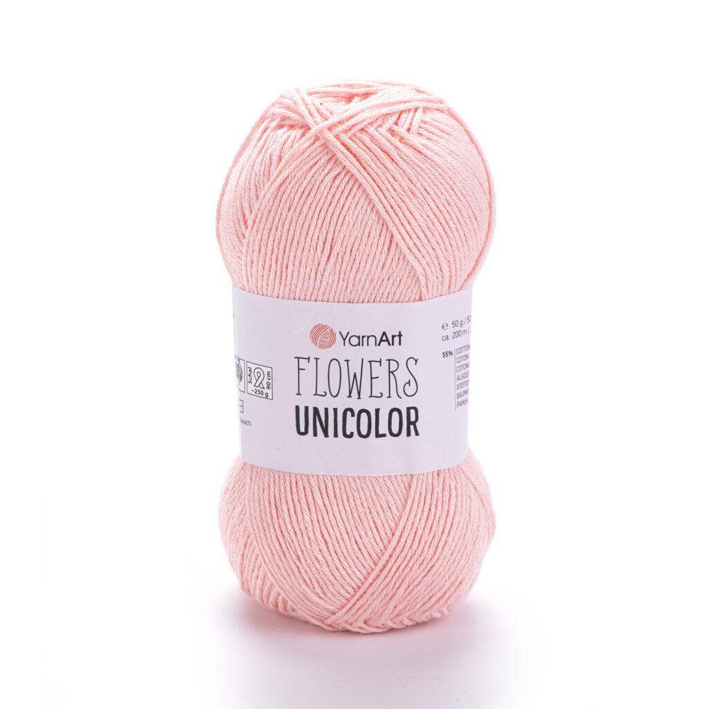 Włóczka YarnArt Flowers Unicolor 734 Łososiowy Róż